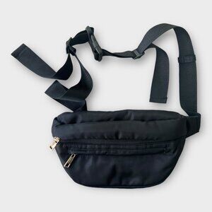 Black fanny pack crossbody pouch bag by A New Day